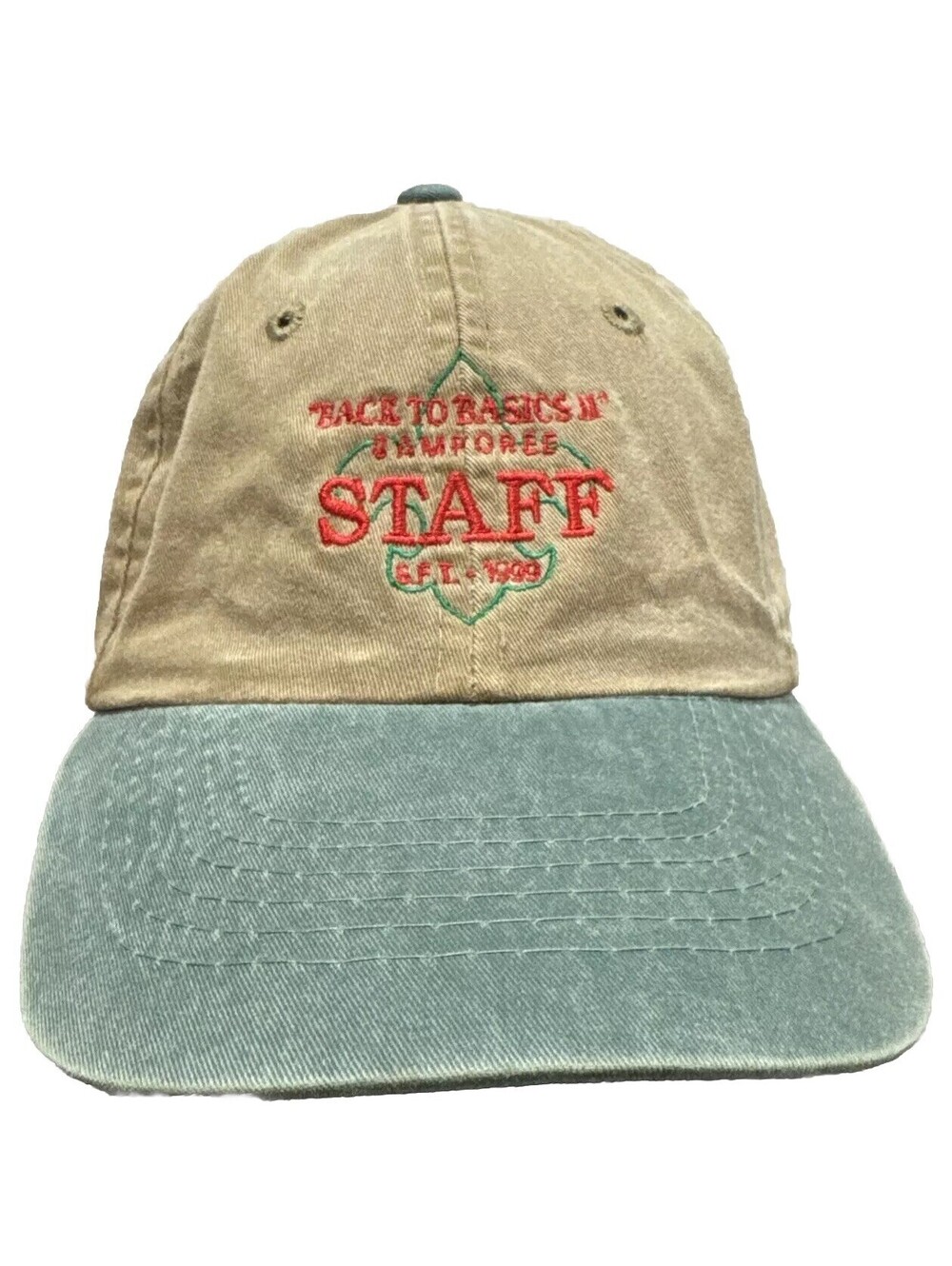 BSA Boy Scouts Back To Basics II Samporee (camporee) Staff SFL 1999 Baseball Cap